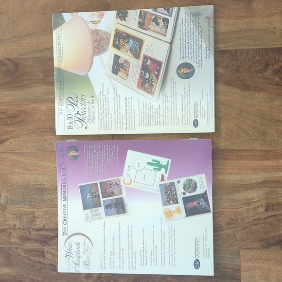 NEW Creative Memories Bundle of 8x10 Scrapbook Pages and Page Protectors - Picture 1 of 6